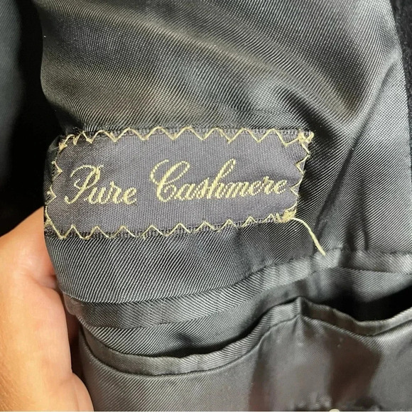 Ermenenegildo Zegna Neiman Marcus  Vintage Cashmere Black Sports Coat Blazer - Picture 4 of 8